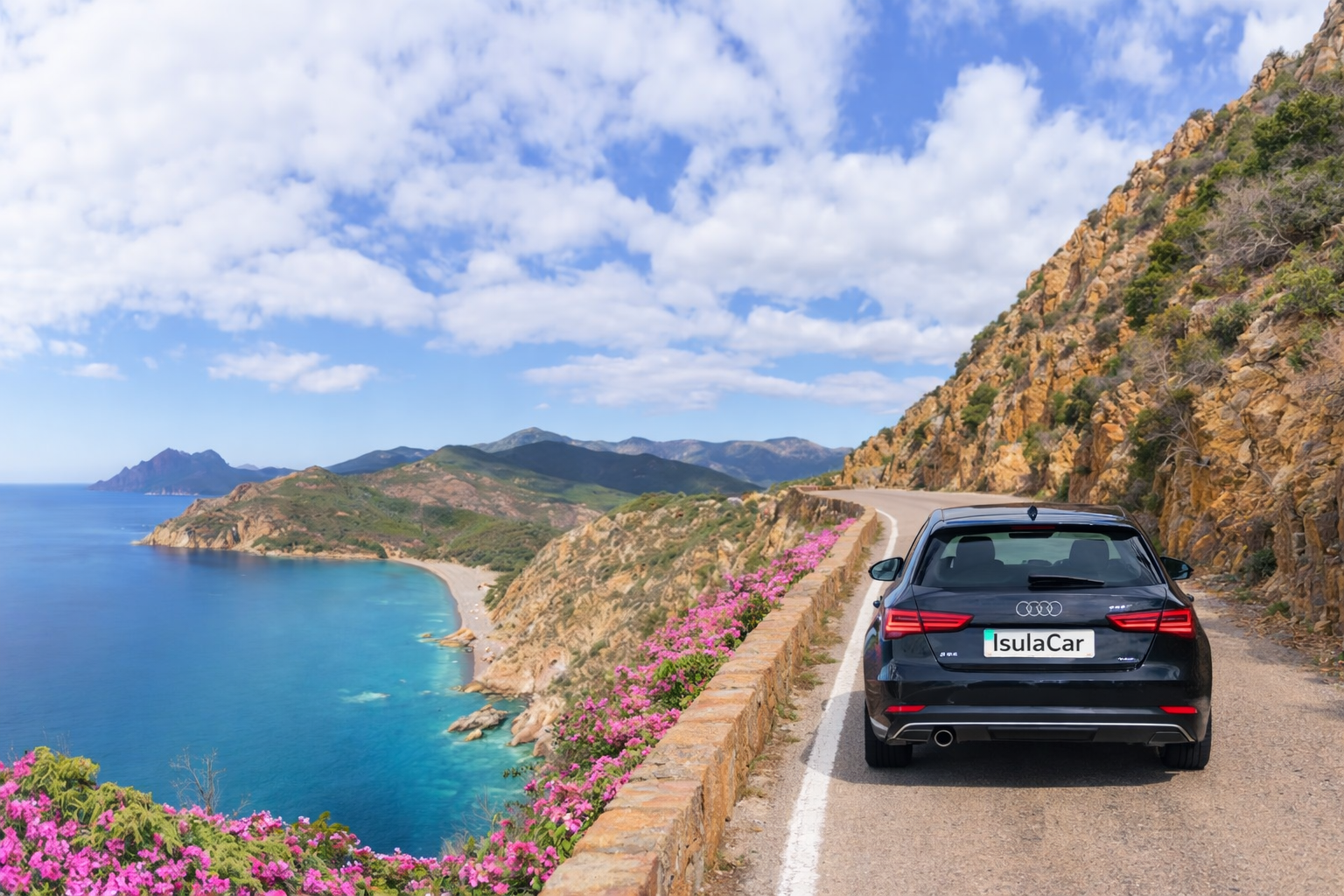 IsulaCar – route en Corse